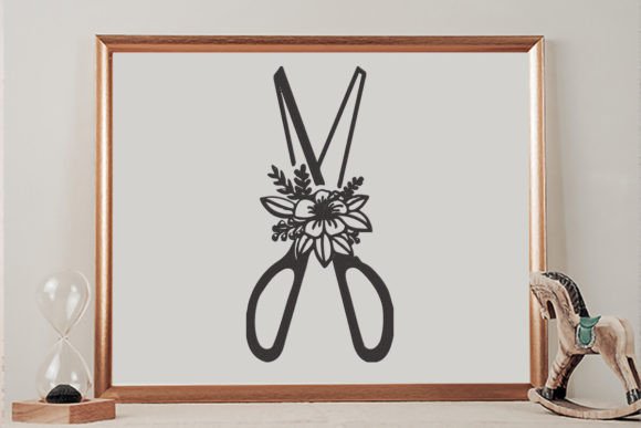 Floral Scissor: A Seasonal Embroidery Gem