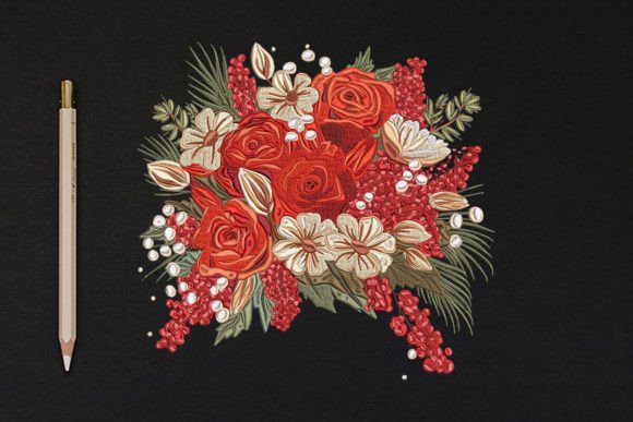 Flowers Bouquet Embroidery Design Review for Seasonal Products