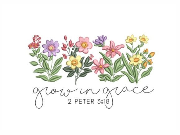 Grow in Grace Embroidery Design Review for Etsy Sellers