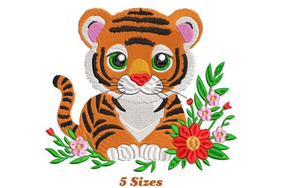Tiger Embroidery Design Review for Personalized Gift Products