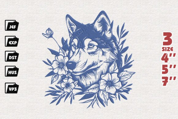 Wolf Embroidery: A Timeless Design for Personalized Gifts